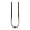 Modern U Shaped 7"L x 4.5"W x 20"H Candle Holder in Gold