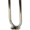 Modern U Shaped 7"L x 4.5"W x 20"H Candle Holder in Gold