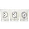 DIPTYQUE - Mini Candle Coffret: Baies, Figuier, Roses  COF 3x70g/2.4oz