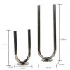 Modern U Shaped 7"L x 4.5"W x 20"H Candle Holder in Gold